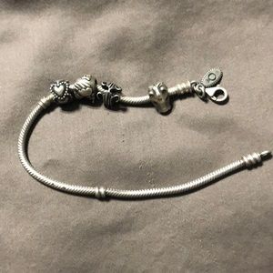 Pandora Bracelet with Charms